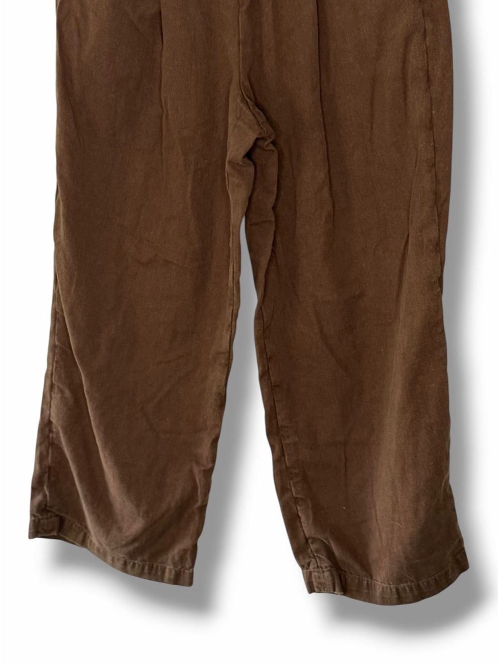 Christy Dawn Coffee Brown The Lee Trouser Wide Leg Pant Minimal Cottagecore Sz 0 - Picture 9 of 14